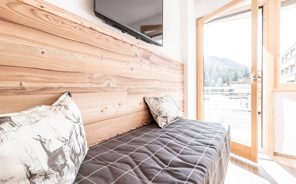 Double room with balcony, Mezzana, Trentino Double room with balcony, Mezzana, Trentino